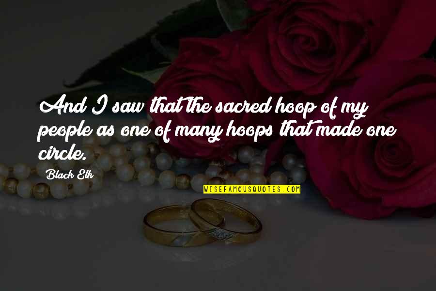 Scale Back Alabama Quotes By Black Elk: And I saw that the sacred hoop of