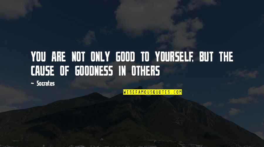 Scammers Motivational Quotes By Socrates: YOU ARE NOT ONLY GOOD TO YOURSELF, BUT