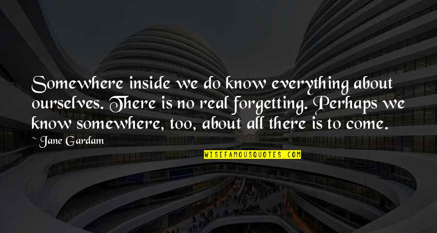 Scarlet Letter Scaffold Symbolism Quotes By Jane Gardam: Somewhere inside we do know everything about ourselves. Scarlet Letter Scaffold Symbolism Quotes By Jane Gardam: Somewhere inside we do know everything about ourselves.