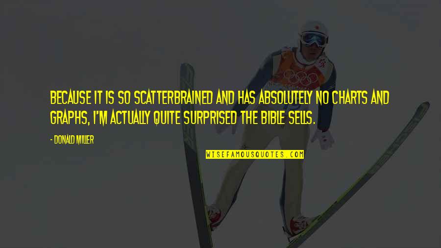 Scatterbrained Quotes By Donald Miller: Because it is so scatterbrained and has absolutely