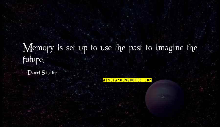 Schacter Quotes By Daniel Schacter: Memory is set up to use the past Schacter Quotes By Daniel Schacter: Memory is set up to use the past