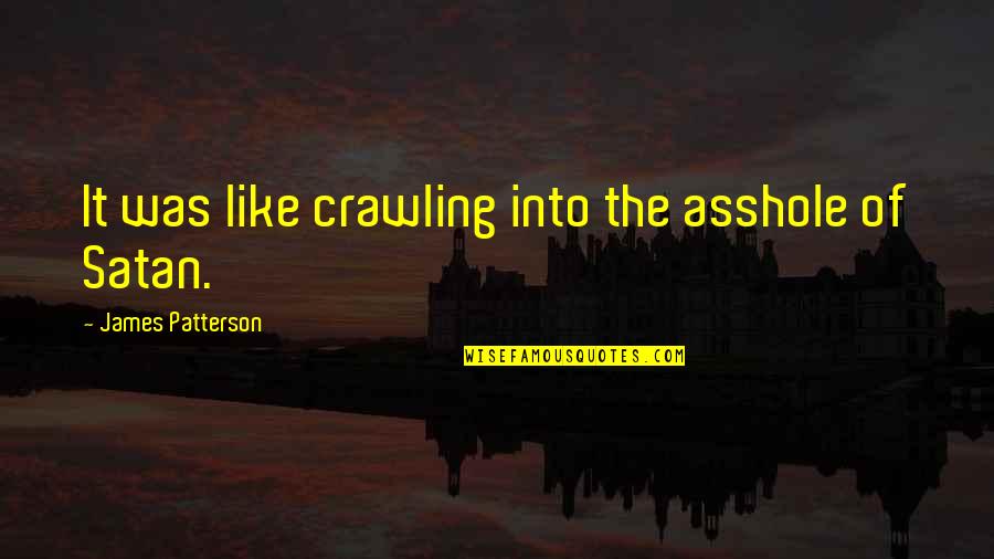 Schaible And Ogrodnick Quotes By James Patterson: It was like crawling into the asshole of Schaible And Ogrodnick Quotes By James Patterson: It was like crawling into the asshole of