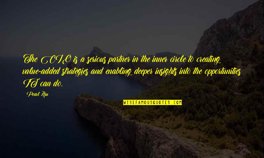 Schattenbaum Quotes By Pearl Zhu: The CIO is a serious partner in the Schattenbaum Quotes By Pearl Zhu: The CIO is a serious partner in the