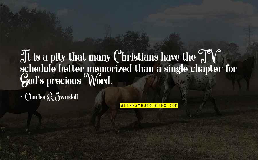 Schedules Quotes By Charles R. Swindoll: It is a pity that many Christians have Schedules Quotes By Charles R. Swindoll: It is a pity that many Christians have