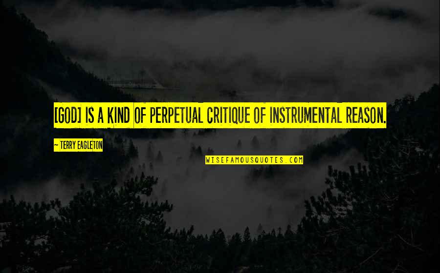 Schiavo Quotes By Terry Eagleton: [God] is a kind of perpetual critique of