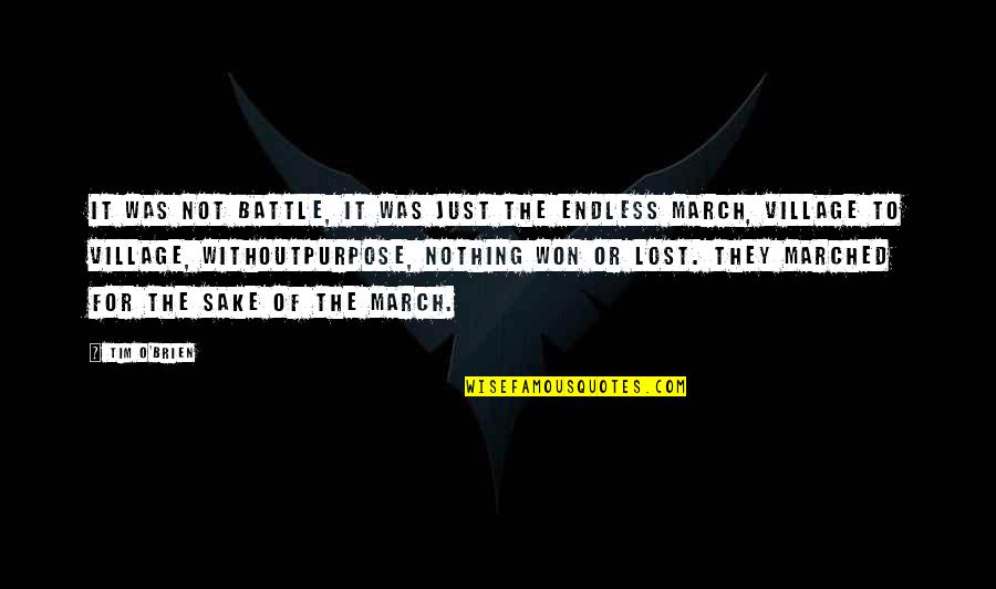 Schiff Digestive Advantage Quotes By Tim O'Brien: It was not battle, it was just the