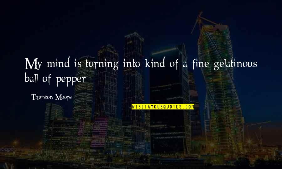 Schlachthofbronx Live Quotes By Thurston Moore: My mind is turning into kind of a Schlachthofbronx Live Quotes By Thurston Moore: My mind is turning into kind of a