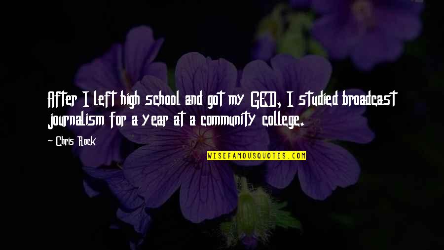 Schoedinger Funeral Quotes By Chris Rock: After I left high school and got my