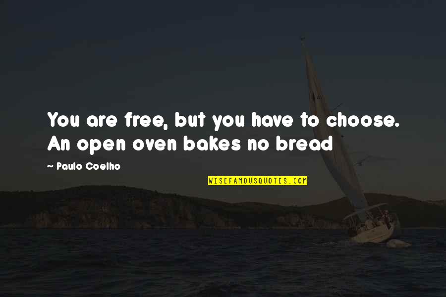 Scholem Aleijem Quotes By Paulo Coelho: You are free, but you have to choose.