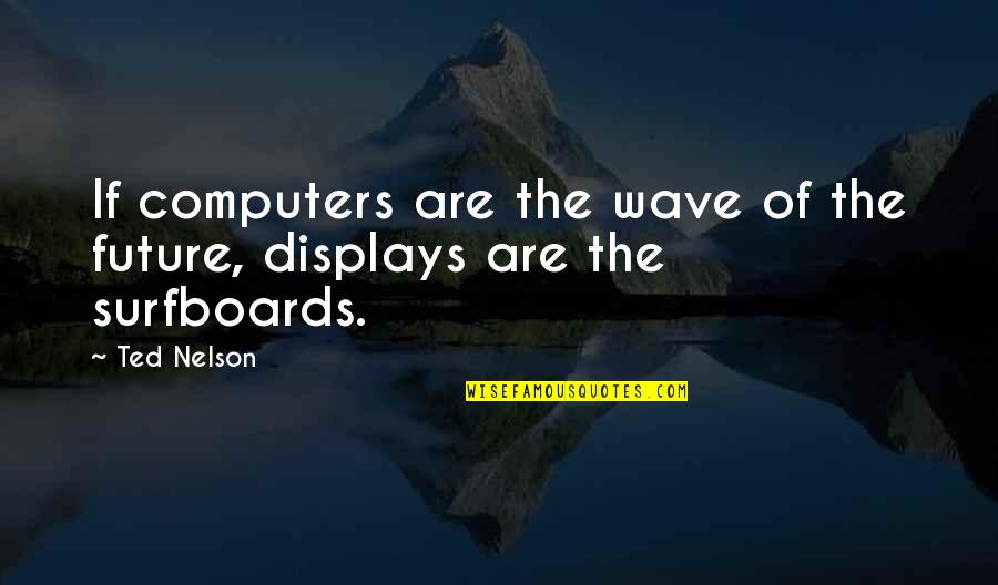 Schuchat Quotes By Ted Nelson: If computers are the wave of the future,