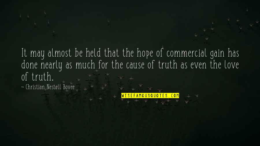 Schwaches Immunsystem Quotes By Christian Nestell Bovee: It may almost be held that the hope Schwaches Immunsystem Quotes By Christian Nestell Bovee: It may almost be held that the hope