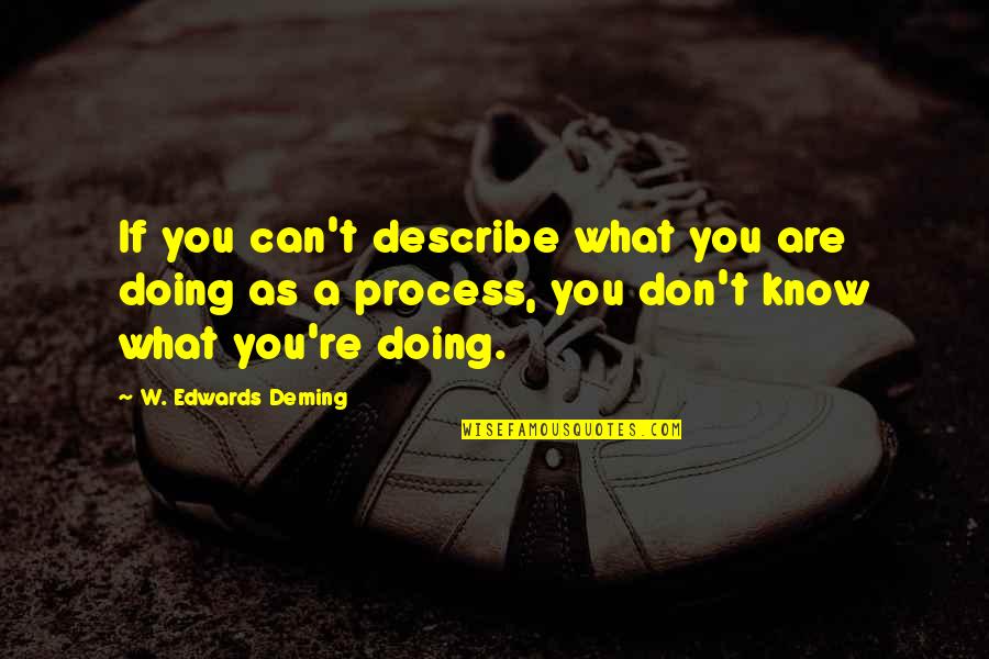 Schwarber Salary Quotes By W. Edwards Deming: If you can't describe what you are doing Schwarber Salary Quotes By W. Edwards Deming: If you can't describe what you are doing
