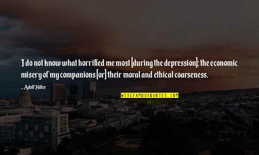 Schwarzenbach Auktion Quotes By Adolf Hitler: I do not know what horrified me most Schwarzenbach Auktion Quotes By Adolf Hitler: I do not know what horrified me most