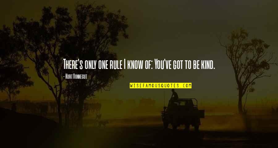 Sciacca Real Estate Quotes By Kurt Vonnegut: There's only one rule I know of: You've Sciacca Real Estate Quotes By Kurt Vonnegut: There's only one rule I know of: You've