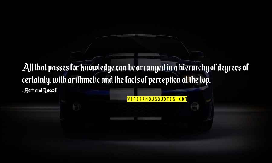 Science Facts Quotes By Bertrand Russell: All that passes for knowledge can be arranged Science Facts Quotes By Bertrand Russell: All that passes for knowledge can be arranged