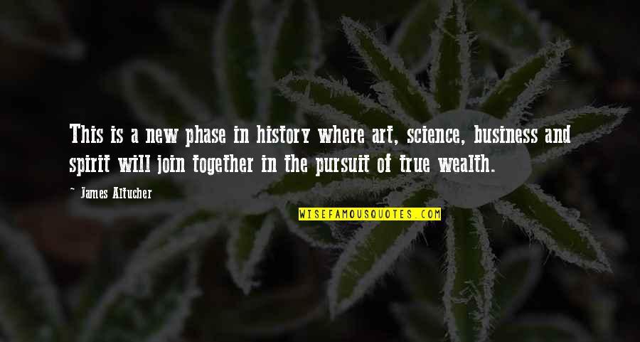 Science Is Art Quotes By James Altucher: This is a new phase in history where