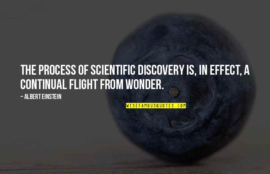 Scientific Discovery Quotes By Albert Einstein: The process of scientific discovery is, in effect,