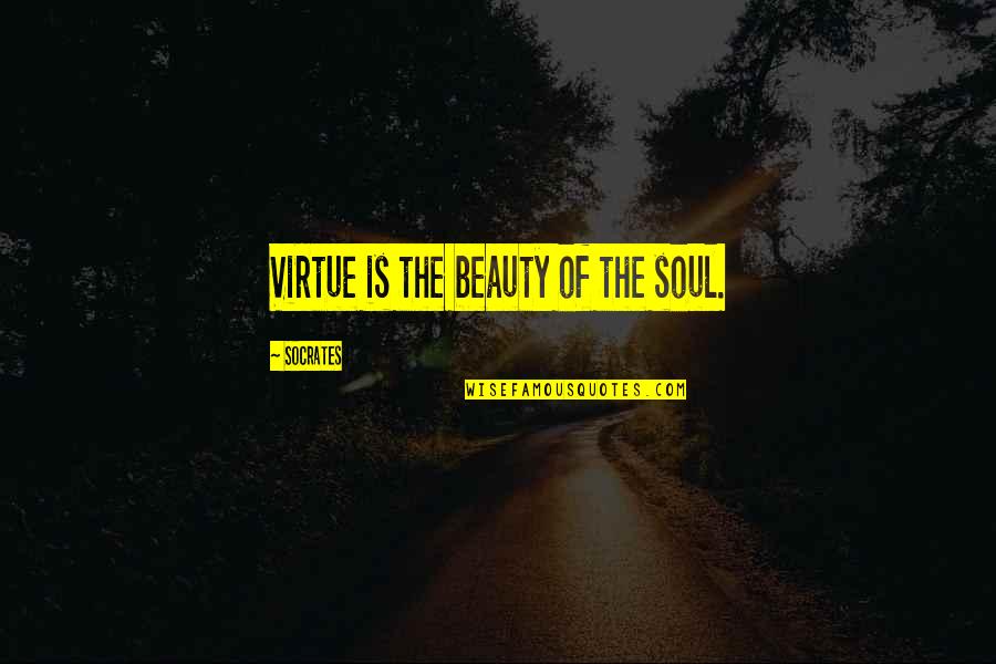 Scientific Gravity Quotes By Socrates: Virtue is the beauty of the soul.