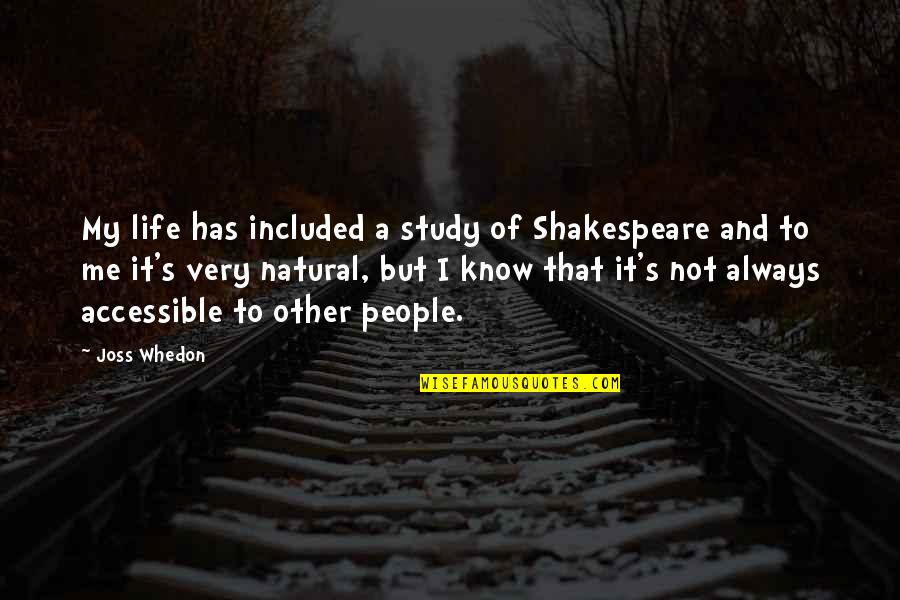 Scorpio Astrology Quotes By Joss Whedon: My life has included a study of Shakespeare