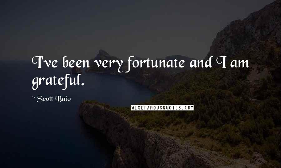 Scott Baio quotes: I've been very fortunate and I am grateful.