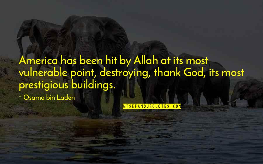 Scott Peck Road Less Traveled Quotes By Osama Bin Laden: America has been hit by Allah at its Scott Peck Road Less Traveled Quotes By Osama Bin Laden: America has been hit by Allah at its