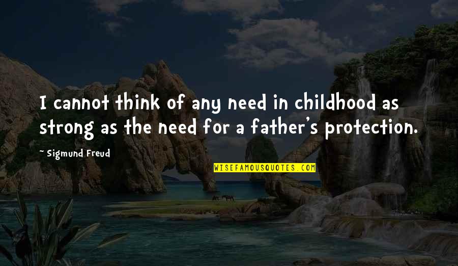 Scrapbooks Quotes By Sigmund Freud: I cannot think of any need in childhood