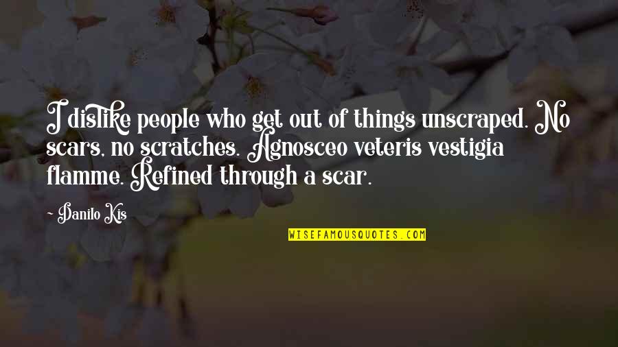 Scratches Quotes By Danilo Kis: I dislike people who get out of things Scratches Quotes By Danilo Kis: I dislike people who get out of things