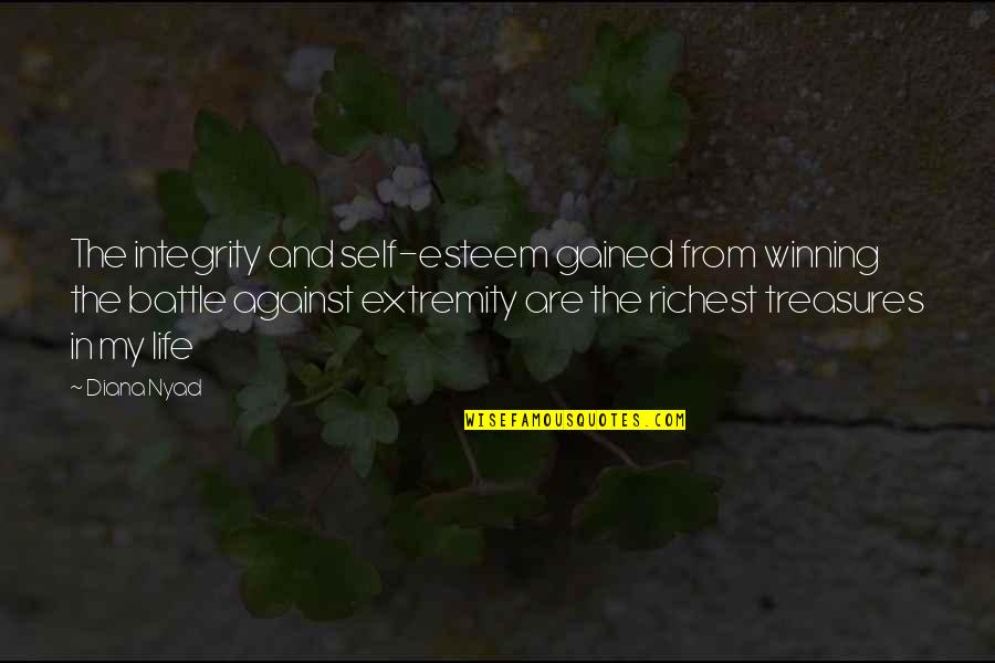 Screamed Sentence Quotes By Diana Nyad: The integrity and self-esteem gained from winning the Screamed Sentence Quotes By Diana Nyad: The integrity and self-esteem gained from winning the