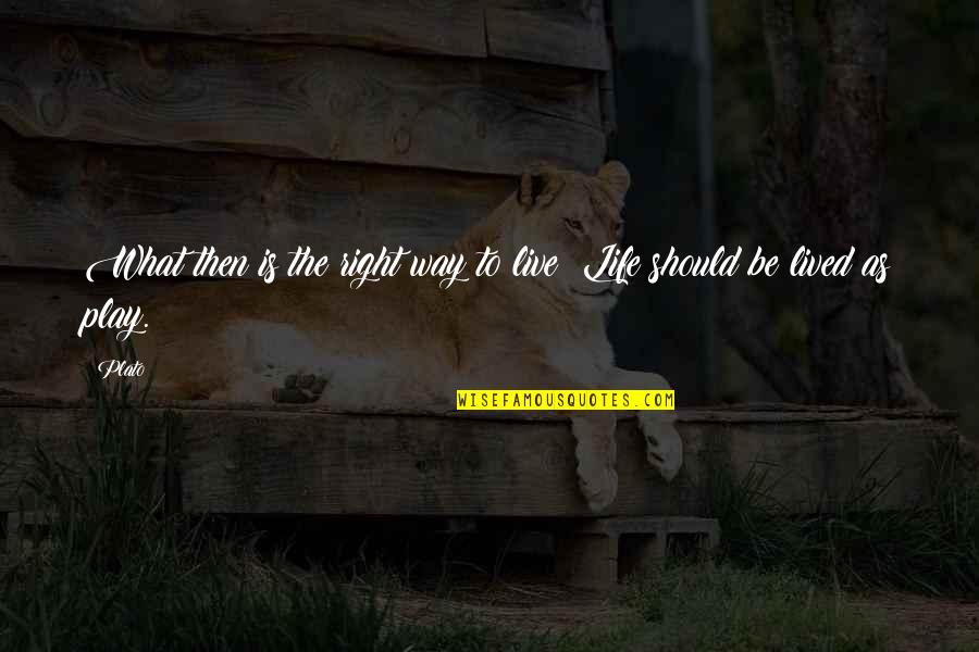 Scroggie For President Quotes By Plato: What then is the right way to live?