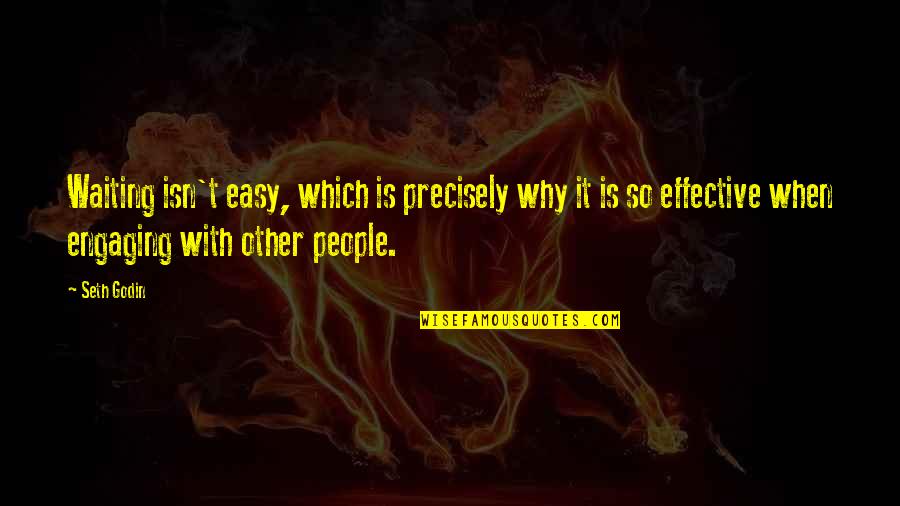 Scrubs Jd Turk Quotes By Seth Godin: Waiting isn't easy, which is precisely why it