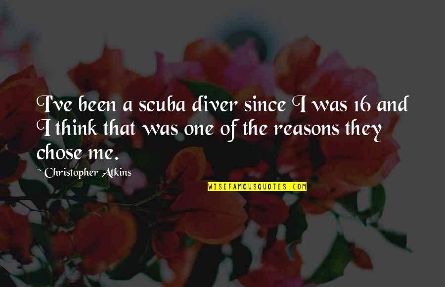 Scuba Diver Quotes By Christopher Atkins: I've been a scuba diver since I was Scuba Diver Quotes By Christopher Atkins: I've been a scuba diver since I was