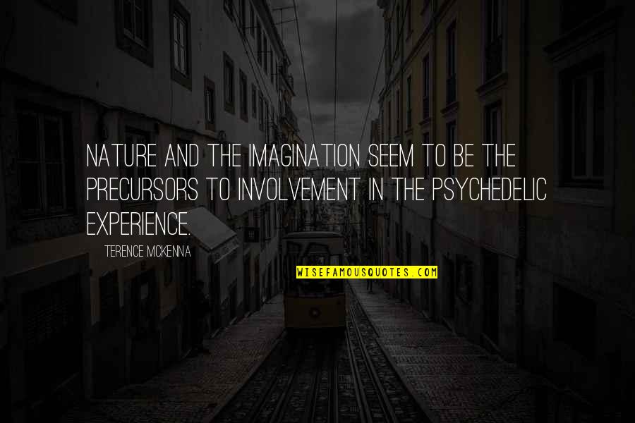 Scullen Website Quotes By Terence McKenna: Nature and the imagination seem to be the