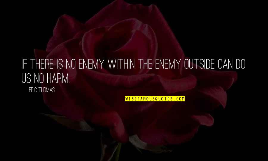 Seabaugh Hardwood Quotes By Eric Thomas: If there is no enemy within the enemy