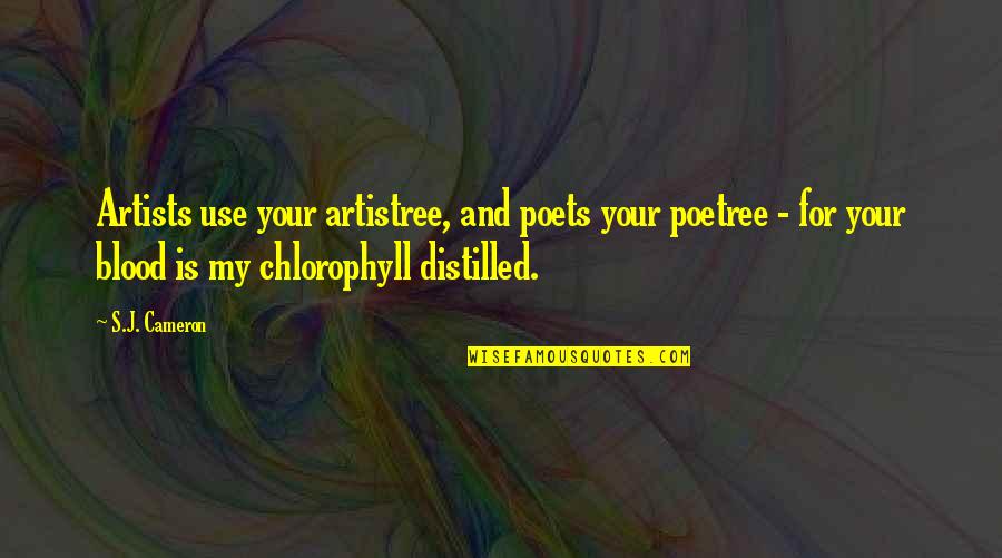 Searchin Quotes By S.J. Cameron: Artists use your artistree, and poets your poetree