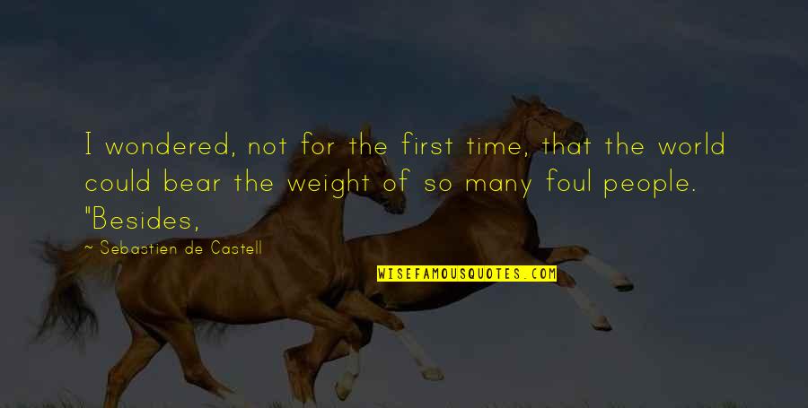 Sebastien's Quotes By Sebastien De Castell: I wondered, not for the first time, that