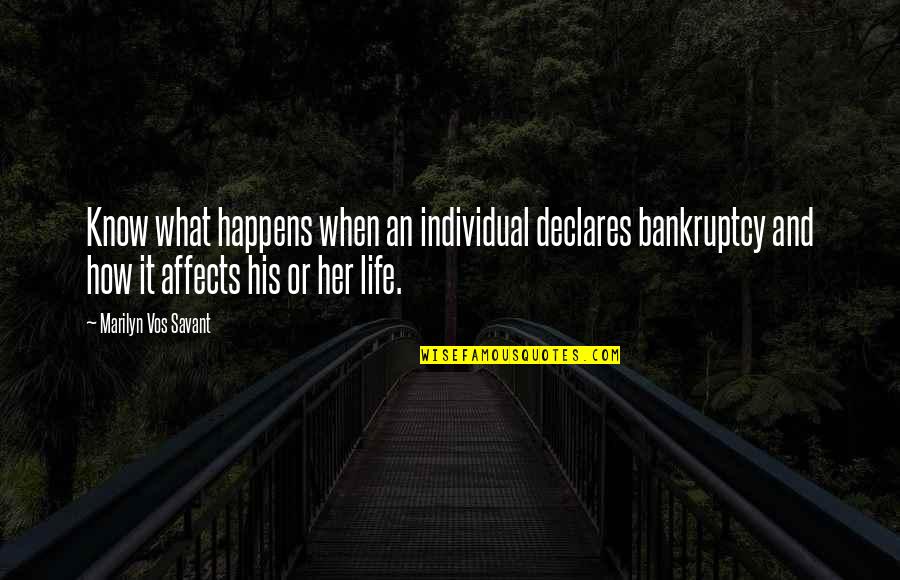 Seccombe Family Crest Quotes By Marilyn Vos Savant: Know what happens when an individual declares bankruptcy Seccombe Family Crest Quotes By Marilyn Vos Savant: Know what happens when an individual declares bankruptcy
