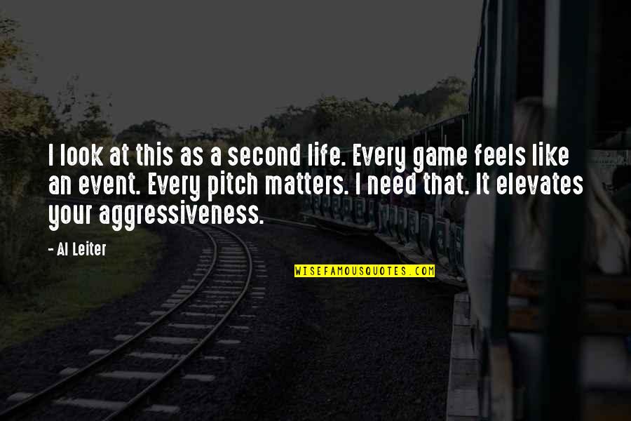 Second Life Game Quotes By Al Leiter: I look at this as a second life. Second Life Game Quotes By Al Leiter: I look at this as a second life.
