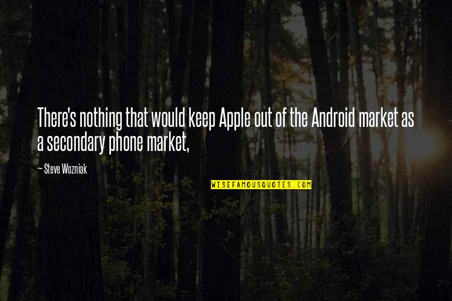 Secondary Quotes By Steve Wozniak: There's nothing that would keep Apple out of Secondary Quotes By Steve Wozniak: There's nothing that would keep Apple out of