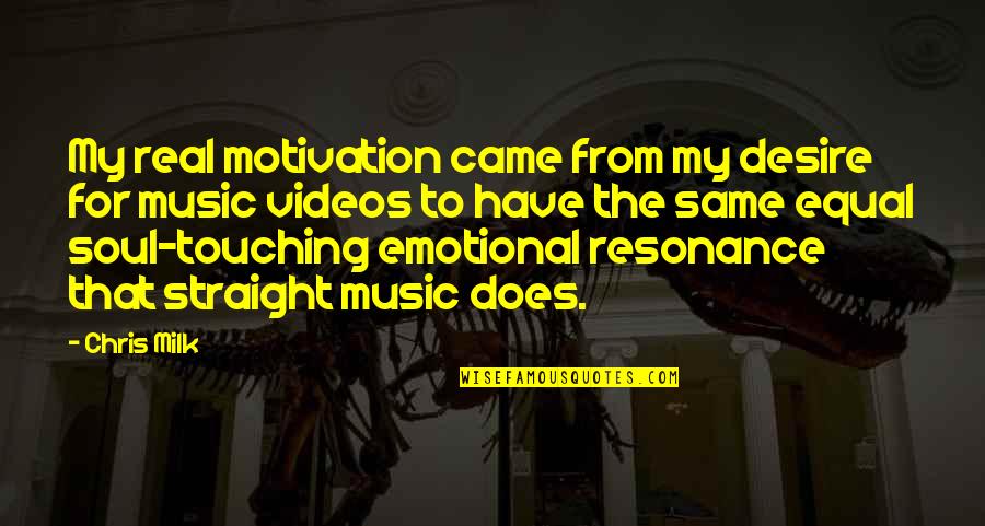 Secret Of Divine Love Quotes By Chris Milk: My real motivation came from my desire for Secret Of Divine Love Quotes By Chris Milk: My real motivation came from my desire for