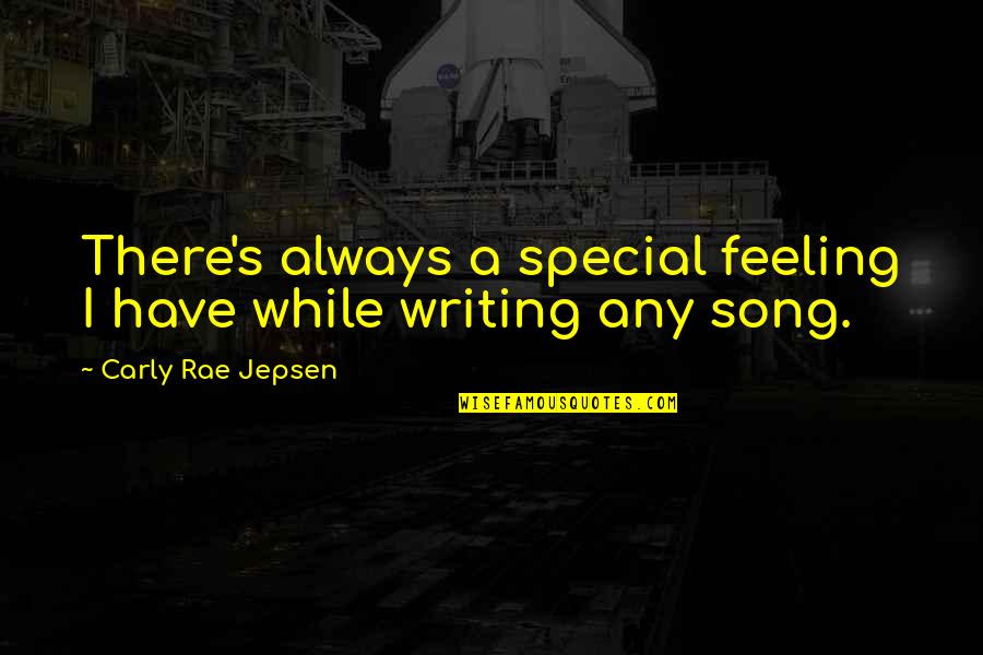 Secundus Latin Quotes By Carly Rae Jepsen: There's always a special feeling I have while Secundus Latin Quotes By Carly Rae Jepsen: There's always a special feeling I have while