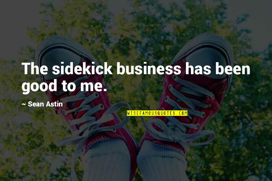 Security Manager Quotes By Sean Astin: The sidekick business has been good to me.