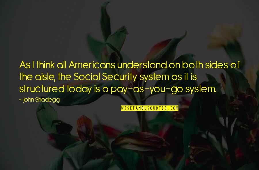 Security Quotes By John Shadegg: As I think all Americans understand on both