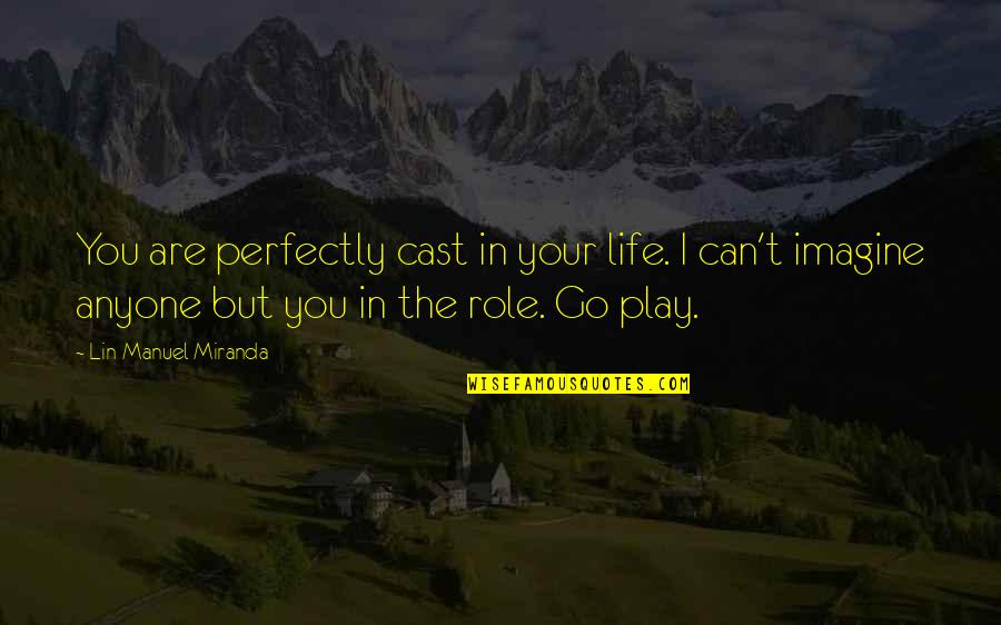 Seddon Island Quotes By Lin-Manuel Miranda: You are perfectly cast in your life. I Seddon Island Quotes By Lin-Manuel Miranda: You are perfectly cast in your life. I