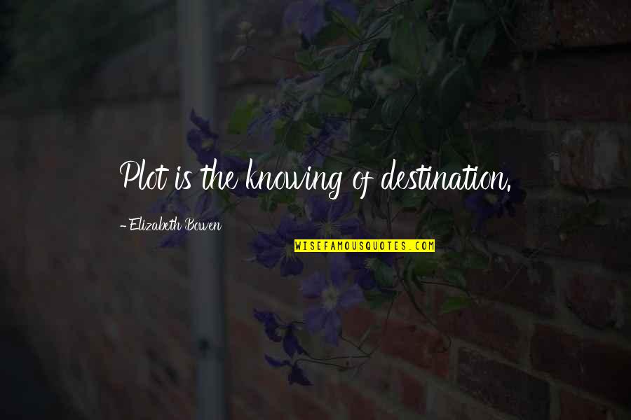 Sedoro Quotes By Elizabeth Bowen: Plot is the knowing of destination.