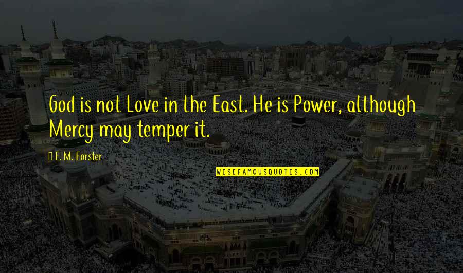 See Hear Speak No Evil Quotes By E. M. Forster: God is not Love in the East. He