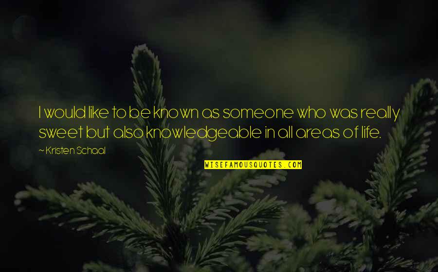 See The Beauty In Others Quotes By Kristen Schaal: I would like to be known as someone See The Beauty In Others Quotes By Kristen Schaal: I would like to be known as someone
