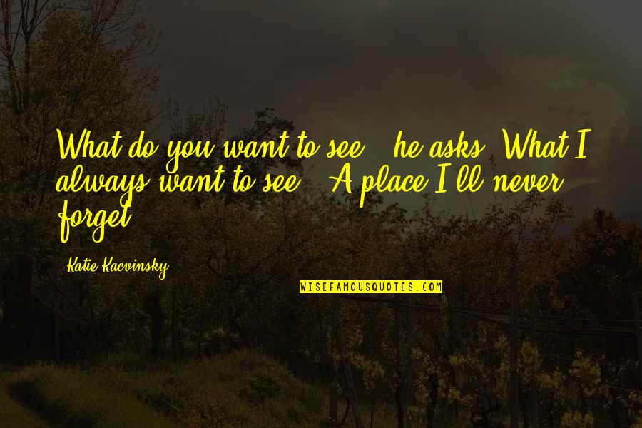 See What You Want Quotes By Katie Kacvinsky: What do you want to see?" he asks. See What You Want Quotes By Katie Kacvinsky: What do you want to see?" he asks.
