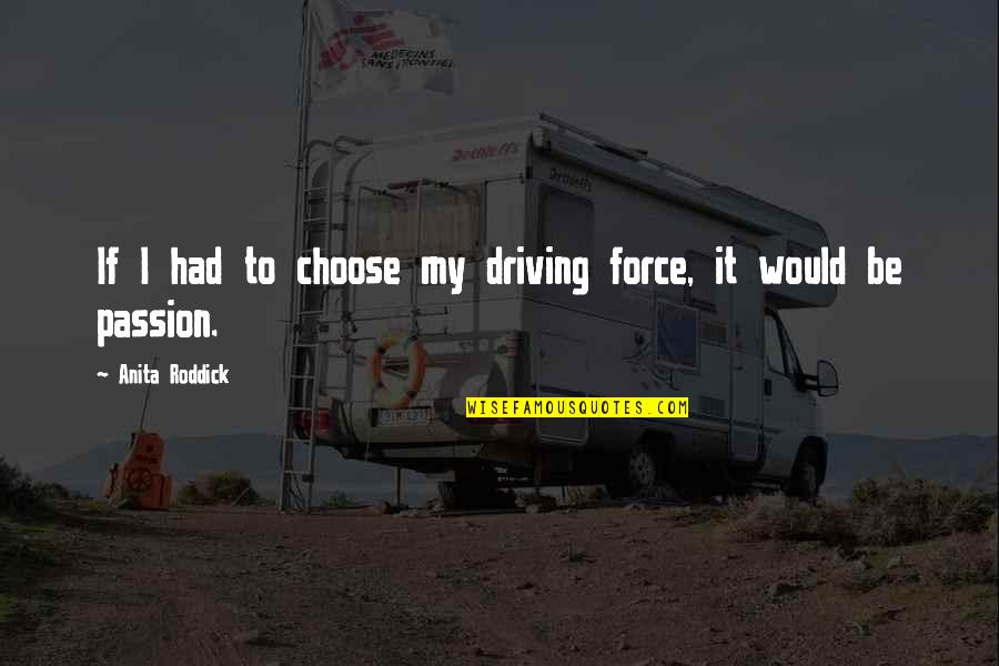 Seeing God In Others Quotes By Anita Roddick: If I had to choose my driving force, Seeing God In Others Quotes By Anita Roddick: If I had to choose my driving force,