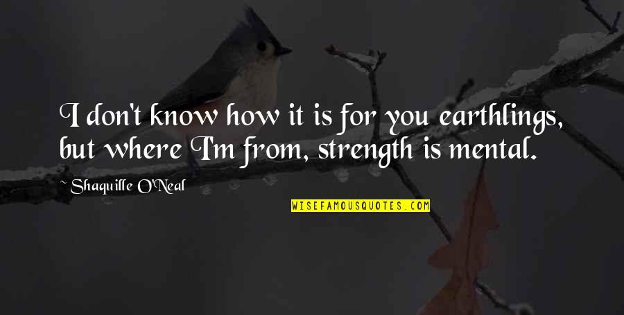 Seeing The World Through A Camera Lens Quotes By Shaquille O'Neal: I don't know how it is for you