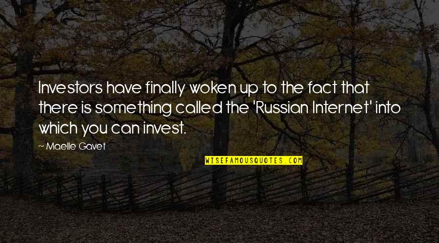 Seek Greatness Quotes By Maelle Gavet: Investors have finally woken up to the fact Seek Greatness Quotes By Maelle Gavet: Investors have finally woken up to the fact